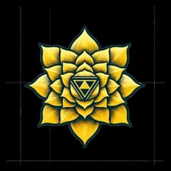 Solar Plexus chakra mandala