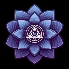 Third Eye chakra mandala